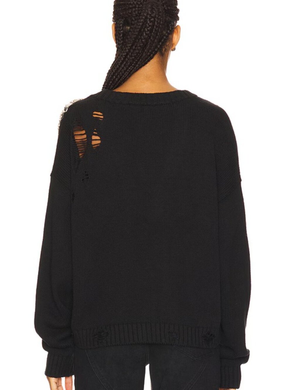 AREA | NWOT | Distressed Crystal Cardigan, Size: S - Picture 5 of 15